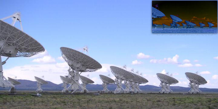 Radioteleskope des VLA